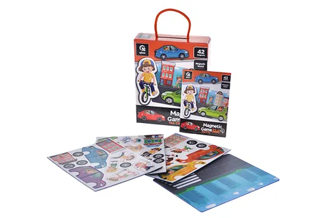 Magnetic game "The City" RK2170-02 s. 18*5*22.5 cm qbee