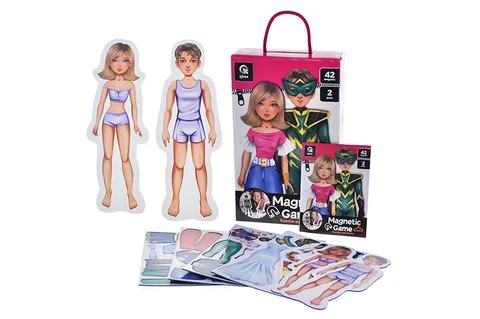 Magnetic game "Ksenia and Marko" RK2170-06 s.18.5*6*30.5 cm qbee