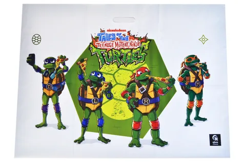 Polyethylene bag (XL) QB005-306 "Ninja Turtles" r.75x55 cm qbee