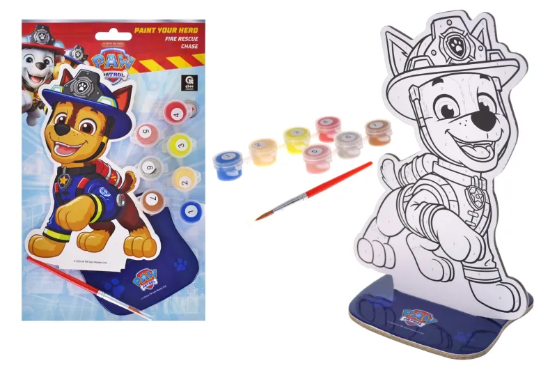 Set for painting by numbers RK8050-06 "Puppy patrol figurine. Rescue hero. Hound" r.25.5x15 cm qbee